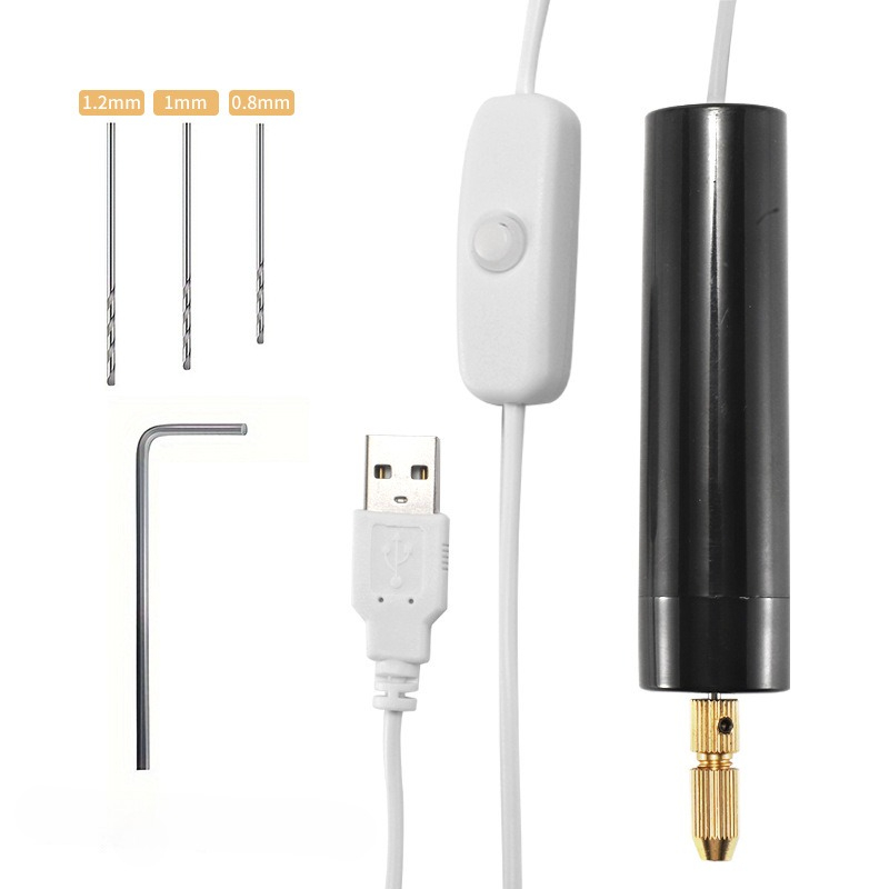 Resin Art Tool Kit - Mini USB Powered Electric Drill Handheld