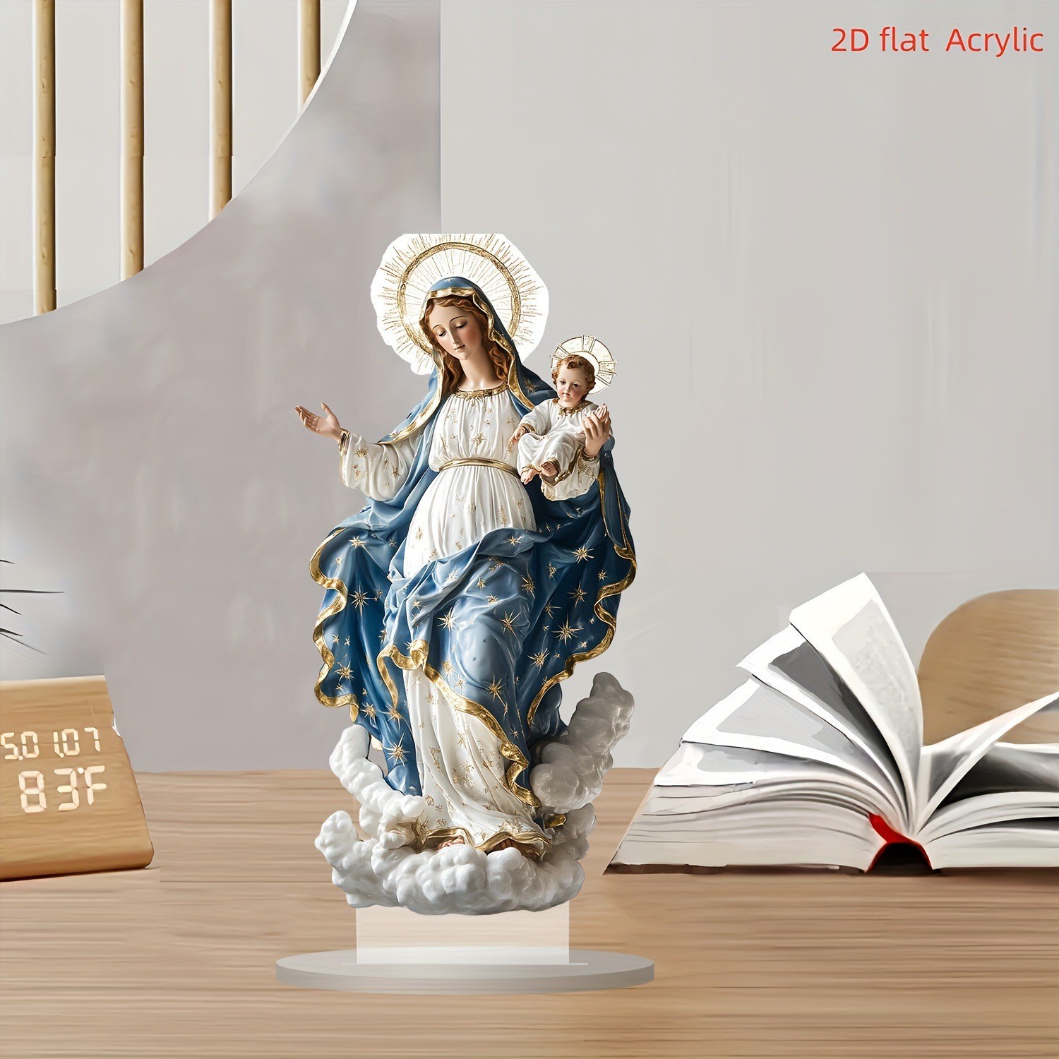 Resin Art Mary - 5B kaevixd oVirgin Mary Statue Christmas