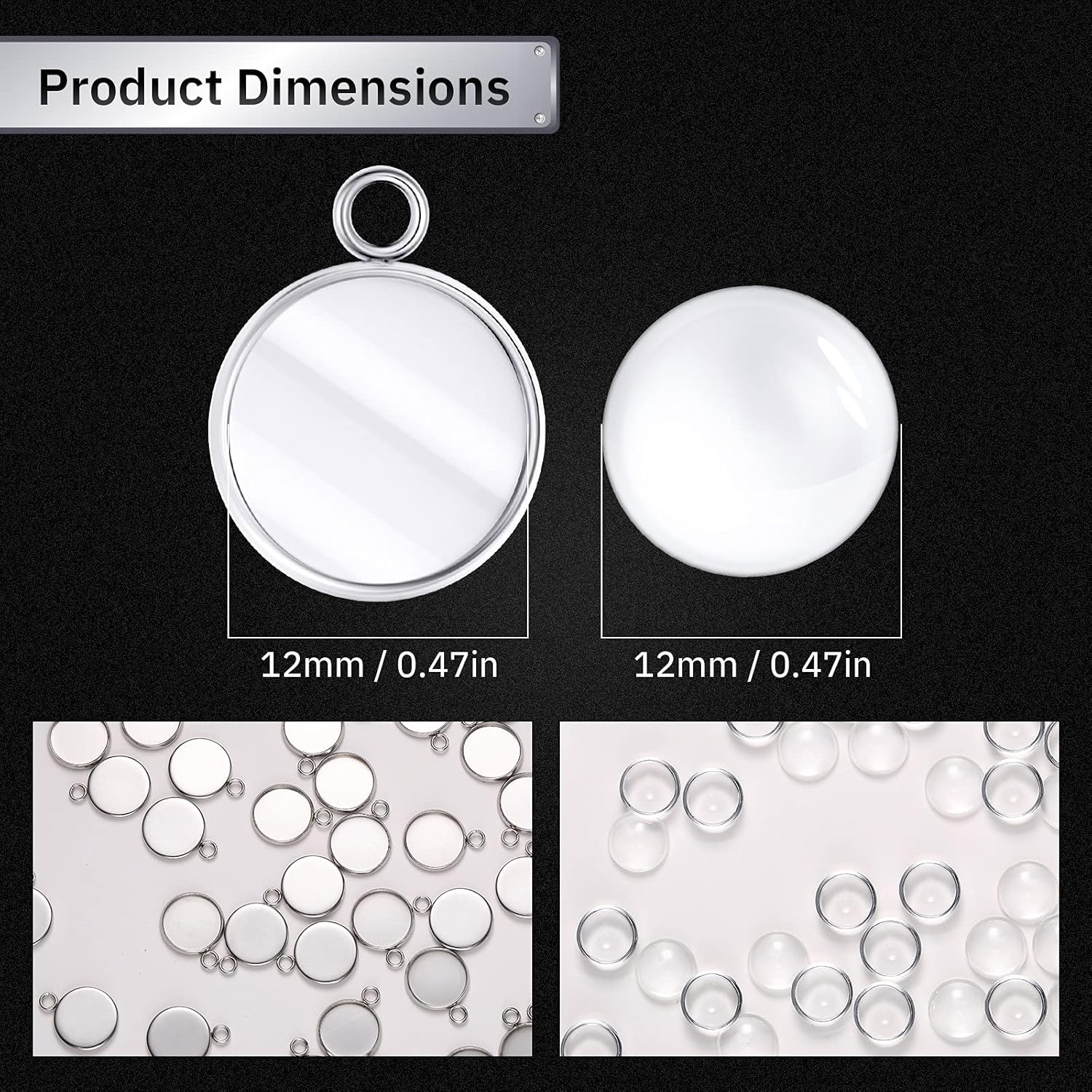 20 Pieces Stainless Steel Roun - Resin Art Handmade 评论和价格