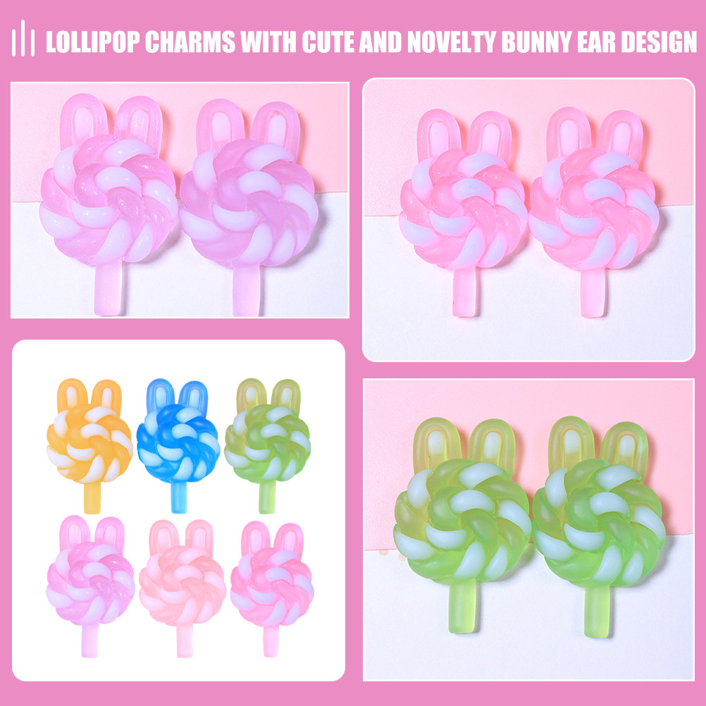 24Pcs Cute Cartoon Lollipop Ch - Resin Art Handmade 评论和价格
