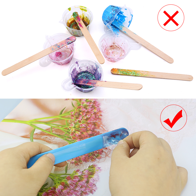 Silicone Stir Sticks Reusable  - Glitter Powder Resin 评论和价格