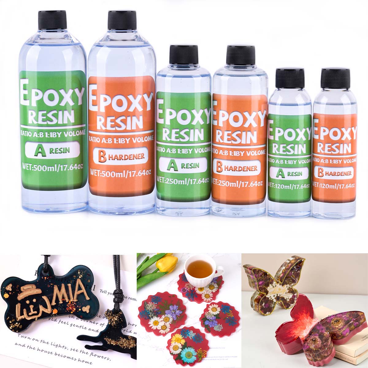 1:1 Ratio Epoxy Resin Kit Anti - Resin Art Tool Kit 评论和价格