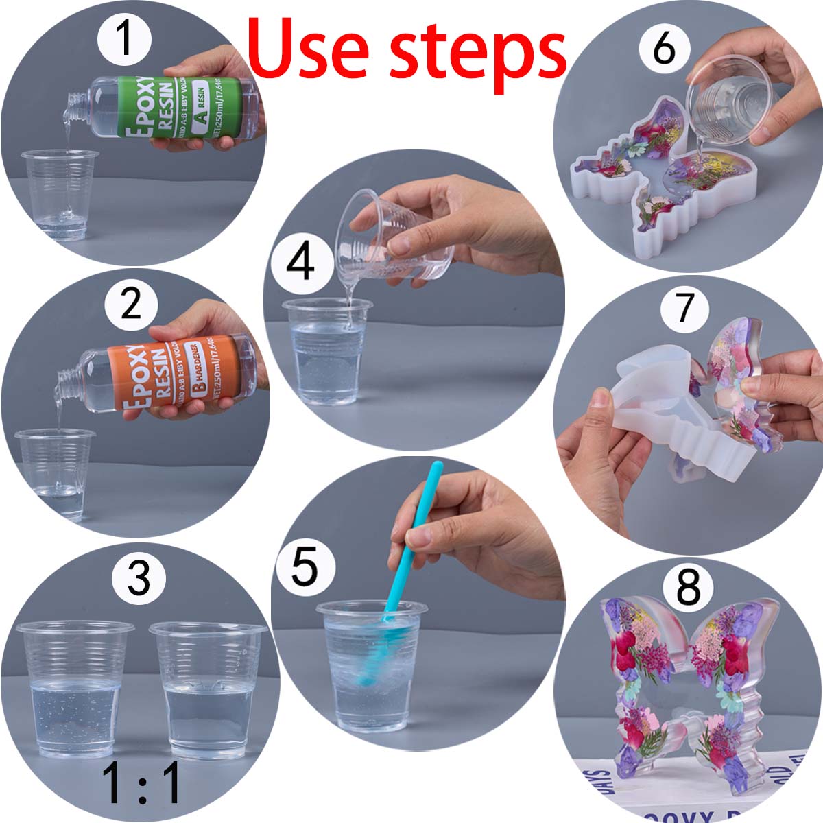 1:1 Ratio Epoxy Resin Kit Anti - Resin Art Tool Kit 评论和价格
