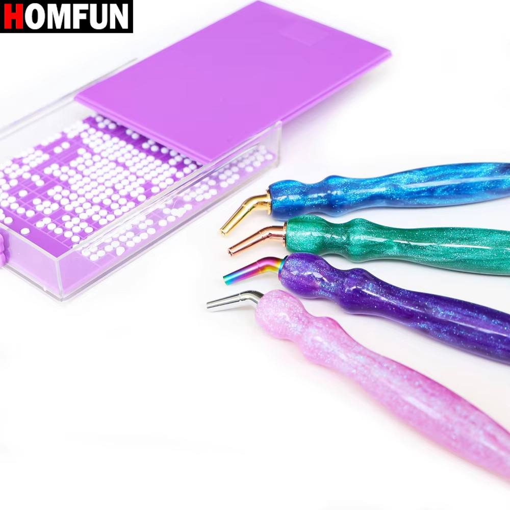 HOMFUN 5D Diamond Painting Pen - Resin Art Tool Kit 评论和价格