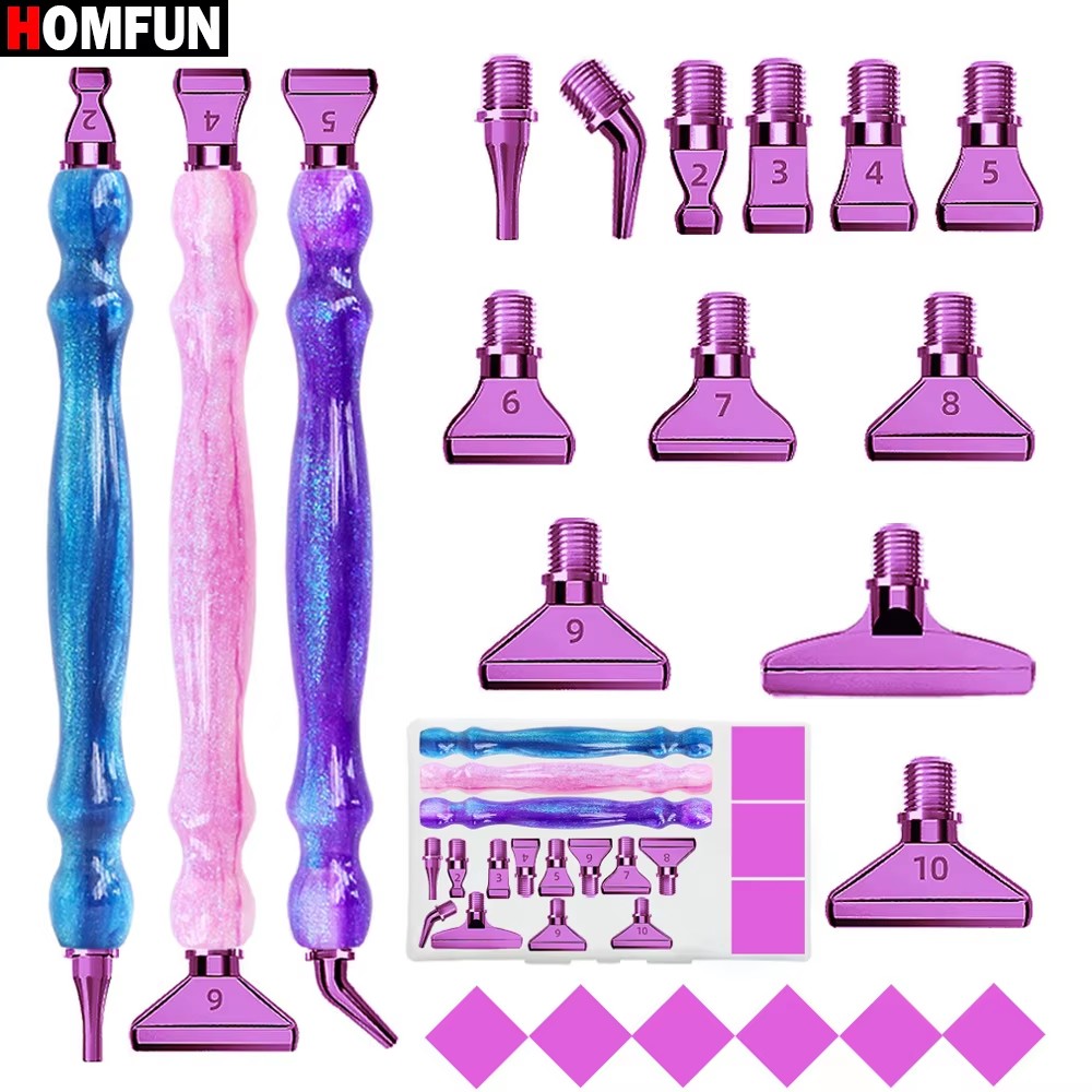 HOMFUN 5D Diamond Painting Pen - Resin Art Tool Kit 评论和价格