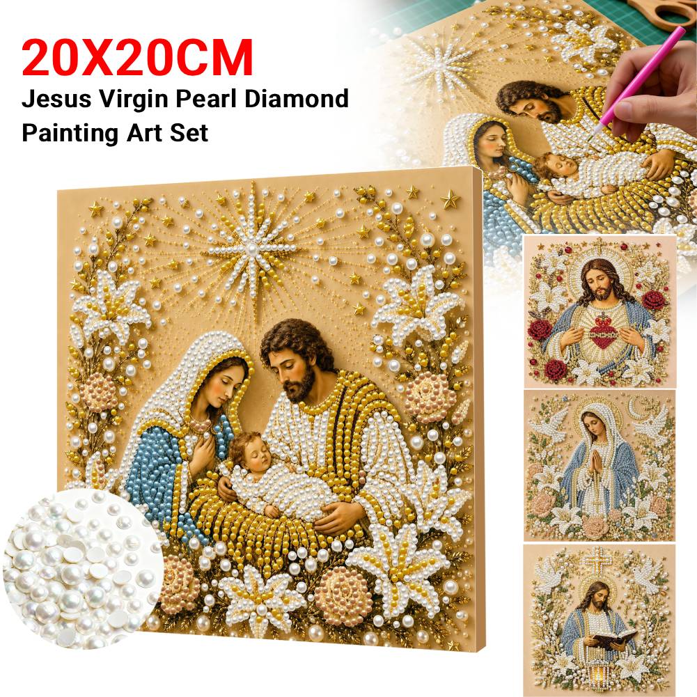 Jesus Virgin Mary DIY Diamond  - Resin Art Mary 评论和价格
