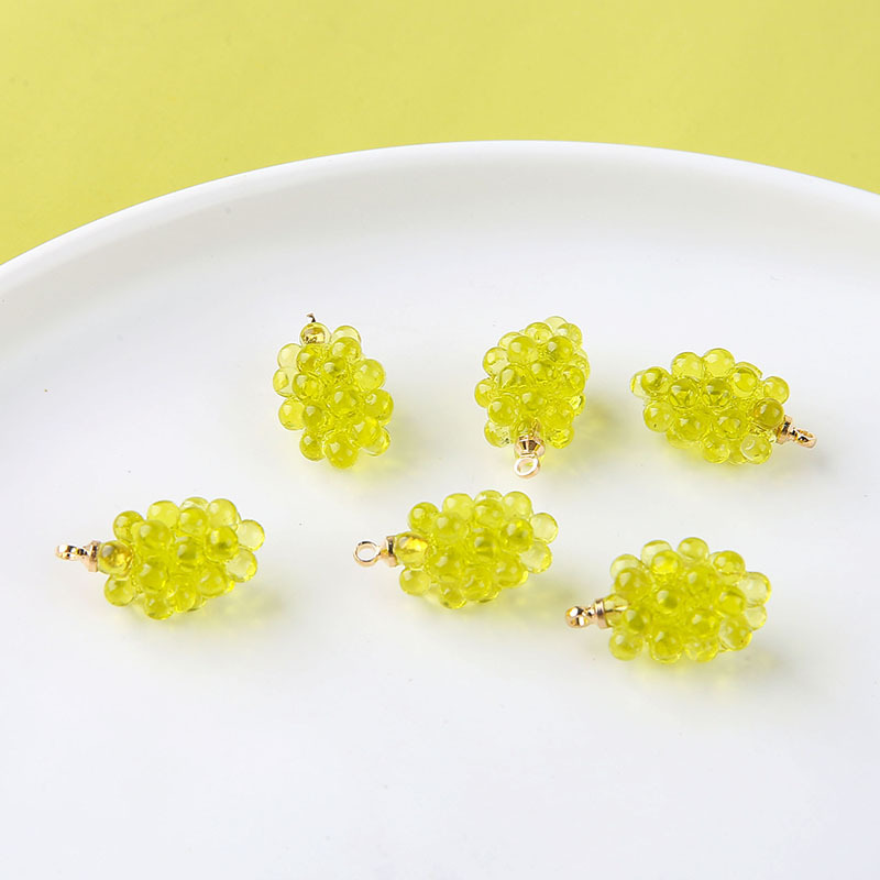 6pcs Cute Little Grapes Resin  - Resin Art Supplies Near Me 评论和价格