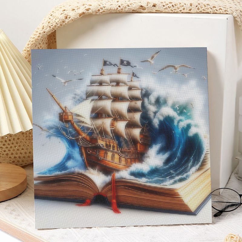 SDOYUNO Diy Diamond Mosaic Boo - Resin Art Wall Decor 评论和价格