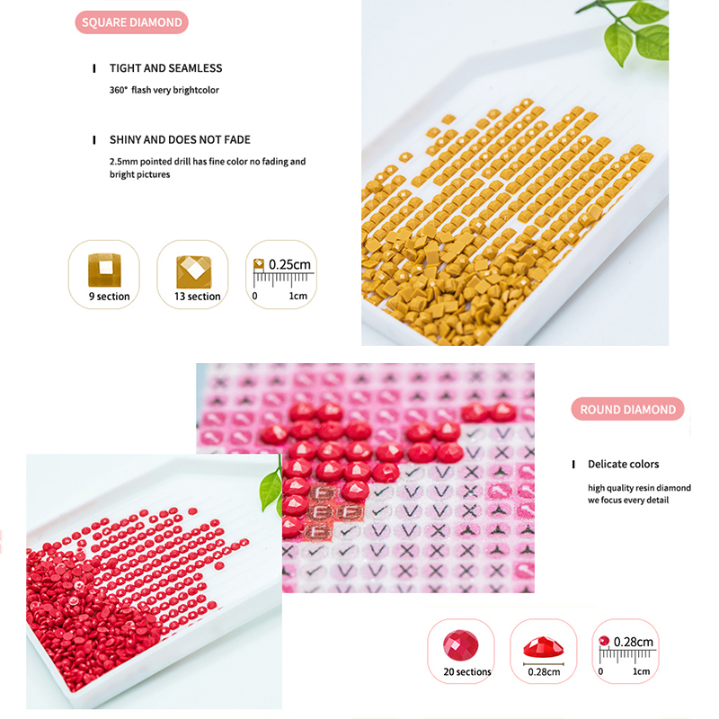 SDOYUNO Diy Diamond Mosaic Boo - Resin Art Wall Decor 评论和价格