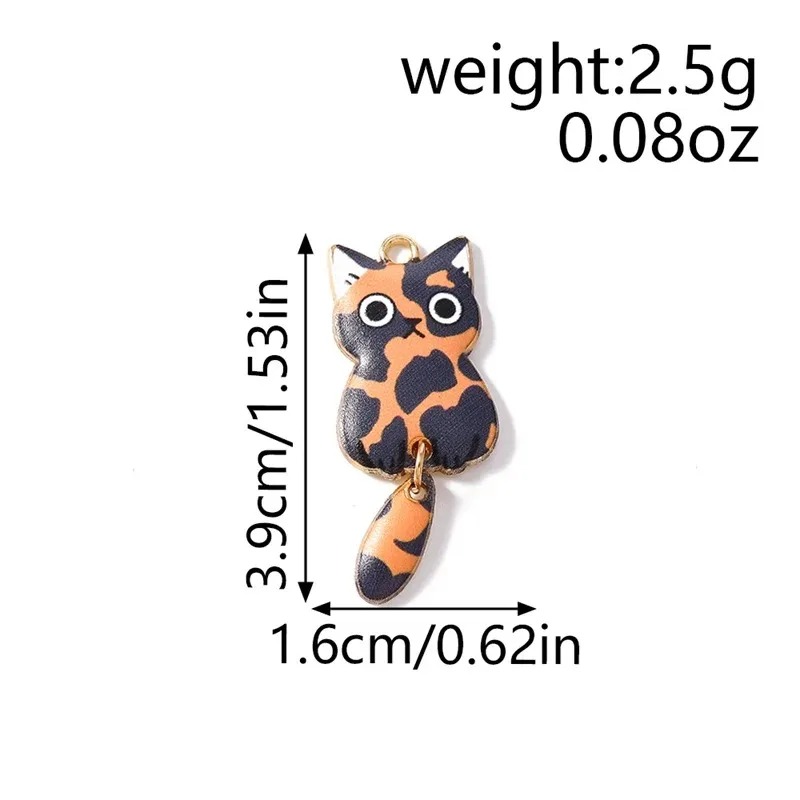 10Pcs 16×39mm Cute Cartoon Cat - Resin Art Supplies Near Me 评论和价格