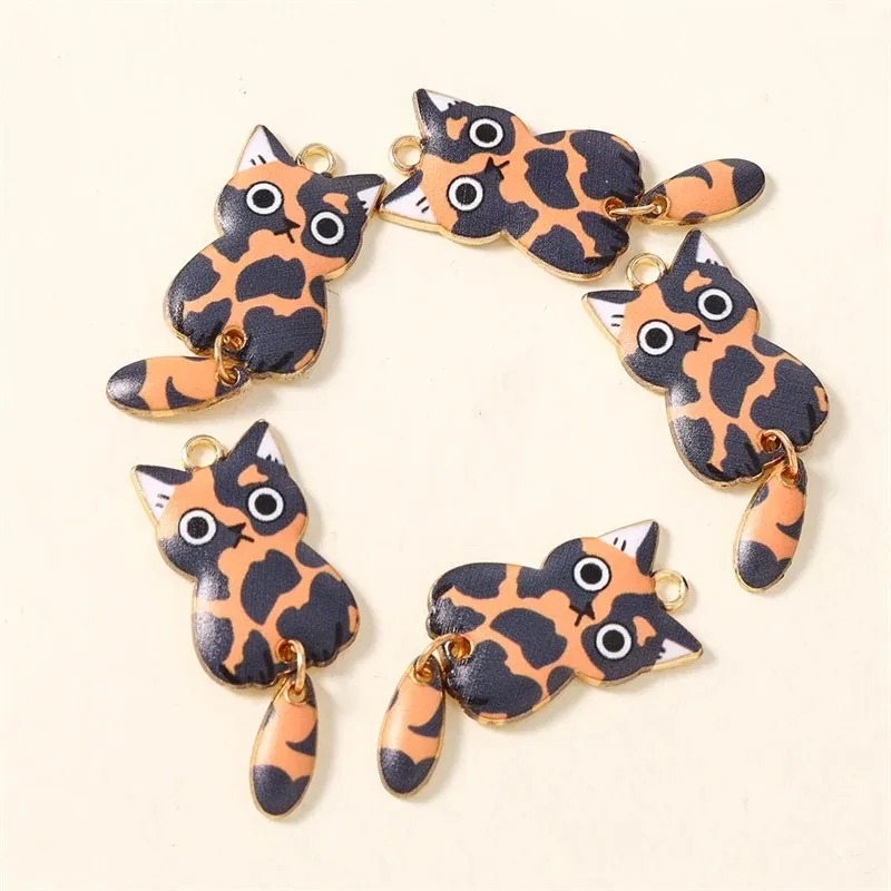 10Pcs 16×39mm Cute Cartoon Cat - Resin Art Supplies Near Me 评论和价格