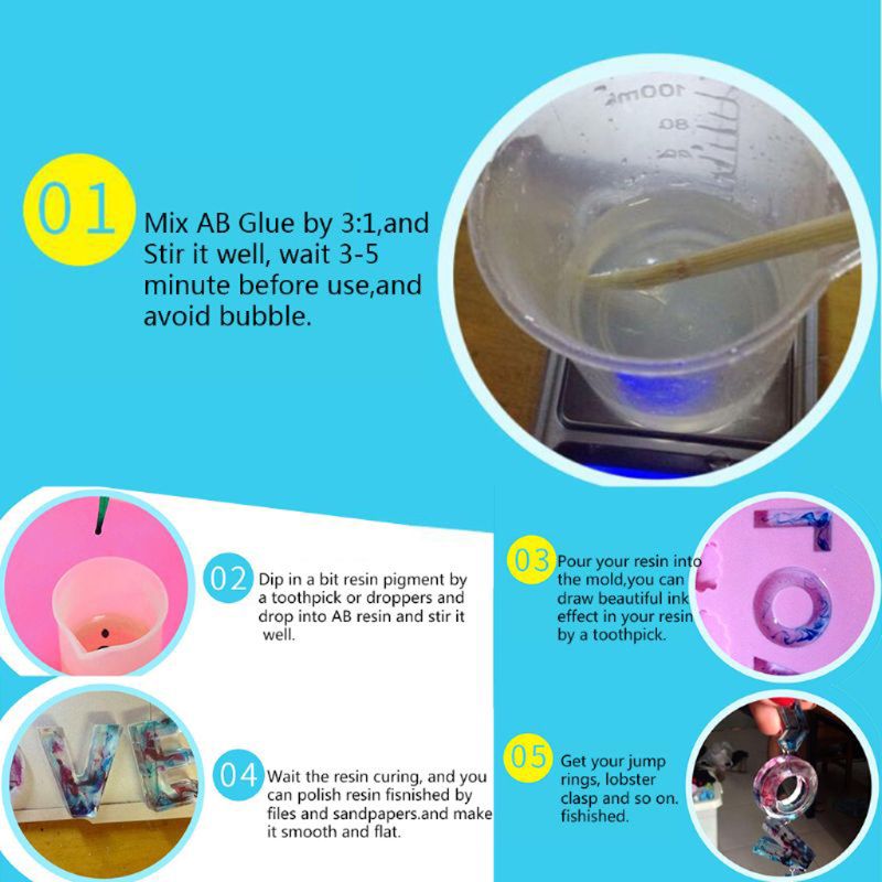10g 0.35oz Liquid Epoxy Resin  - Resin Art Tool Kit 评论和价格