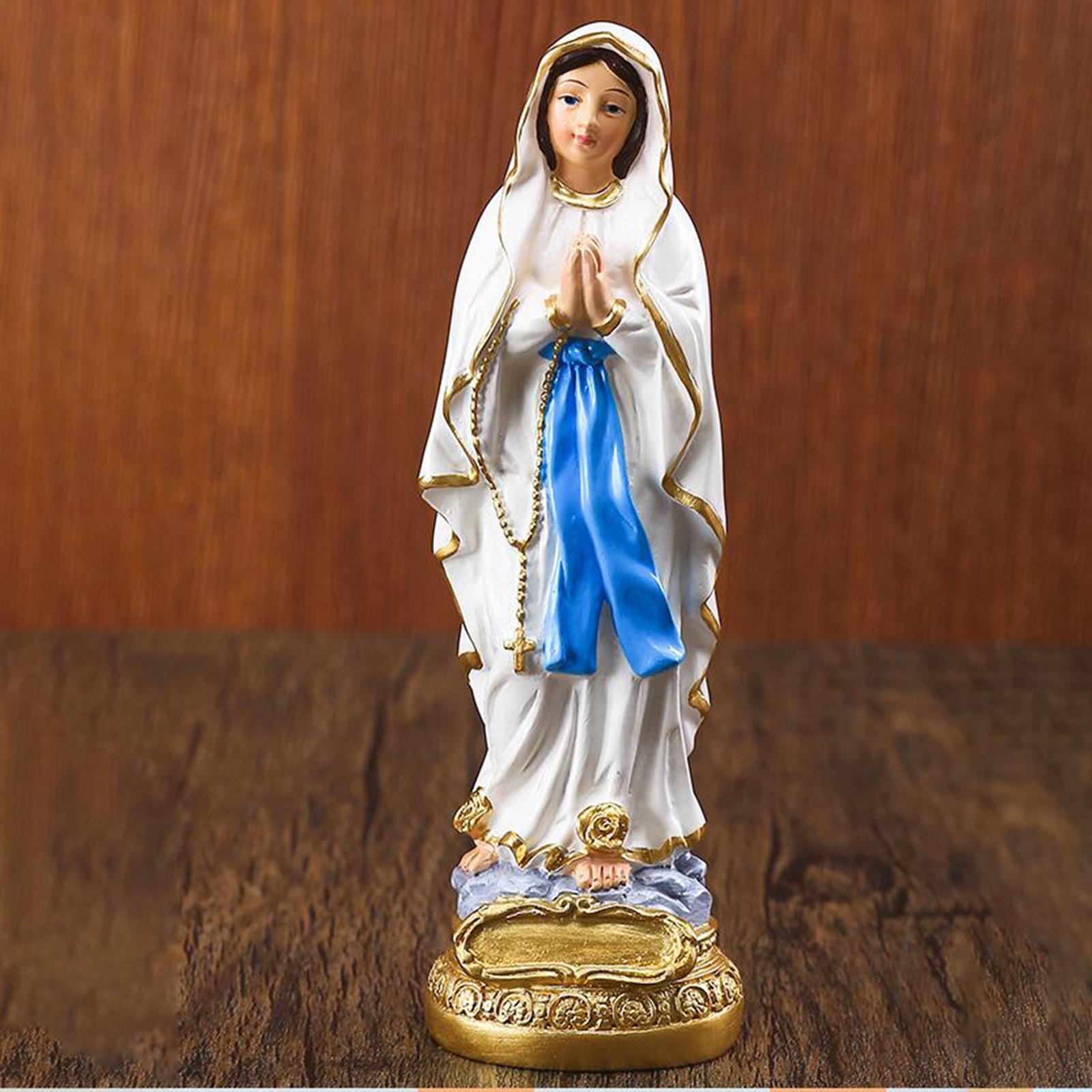 Mary Statue Figurine Sculpture - Resin Art Mary 评论和价格
