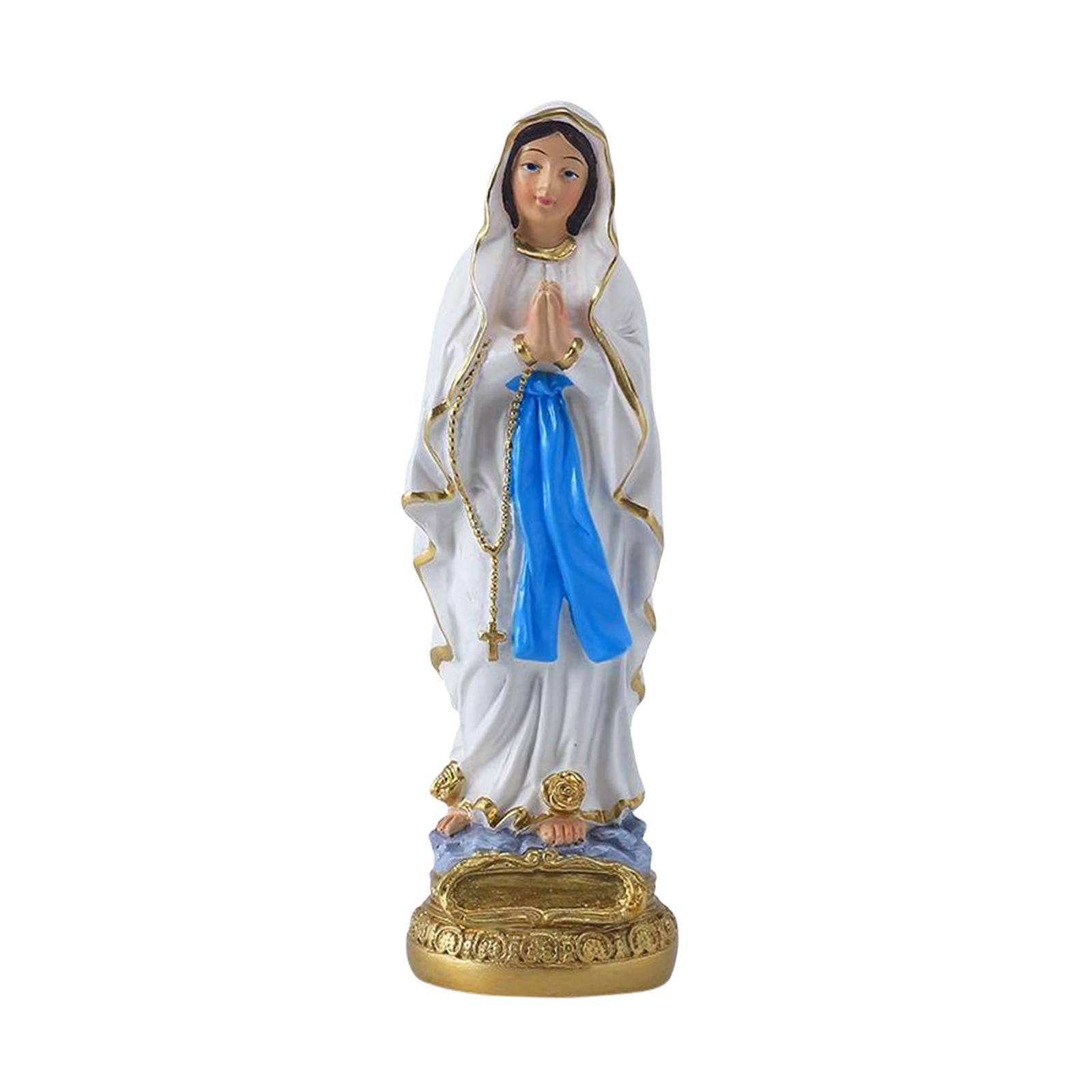 Mary Statue Figurine Sculpture - Resin Art Mary 评论和价格