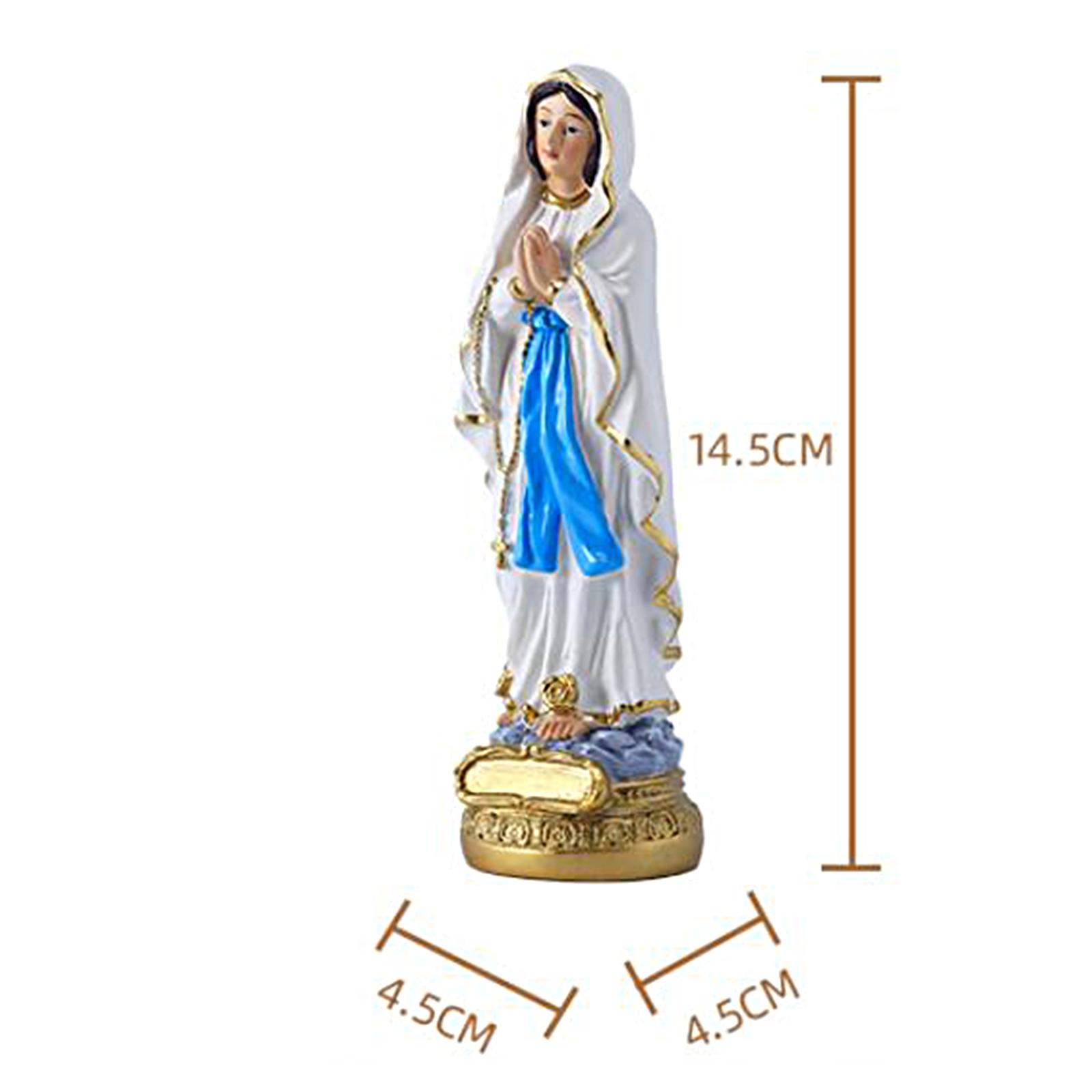 Mary Statue Figurine Sculpture - Resin Art Mary 评论和价格