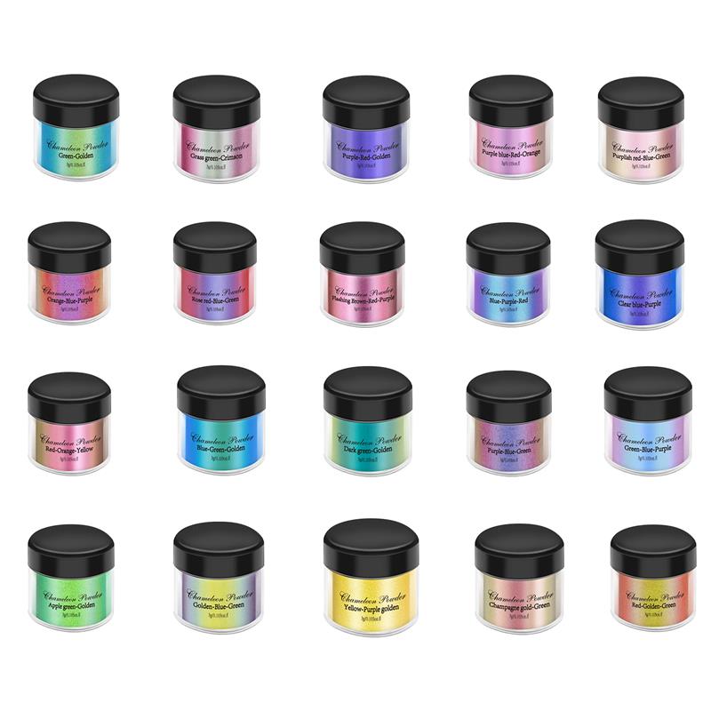 3g Mirror Chameleons Resin Pig - Glitter Powder Resin 评论和价格