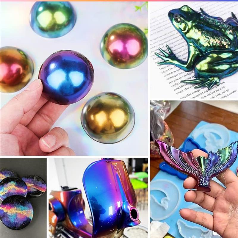3g Mirror Chameleons Resin Pig - Glitter Powder Resin 评论和价格
