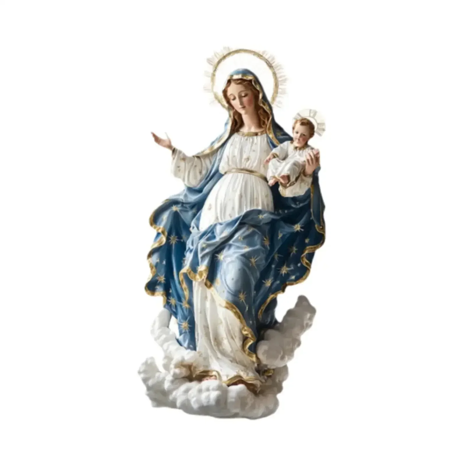 5B kaevixd oVirgin Mary Statue - Resin Art Mary 评论和价格