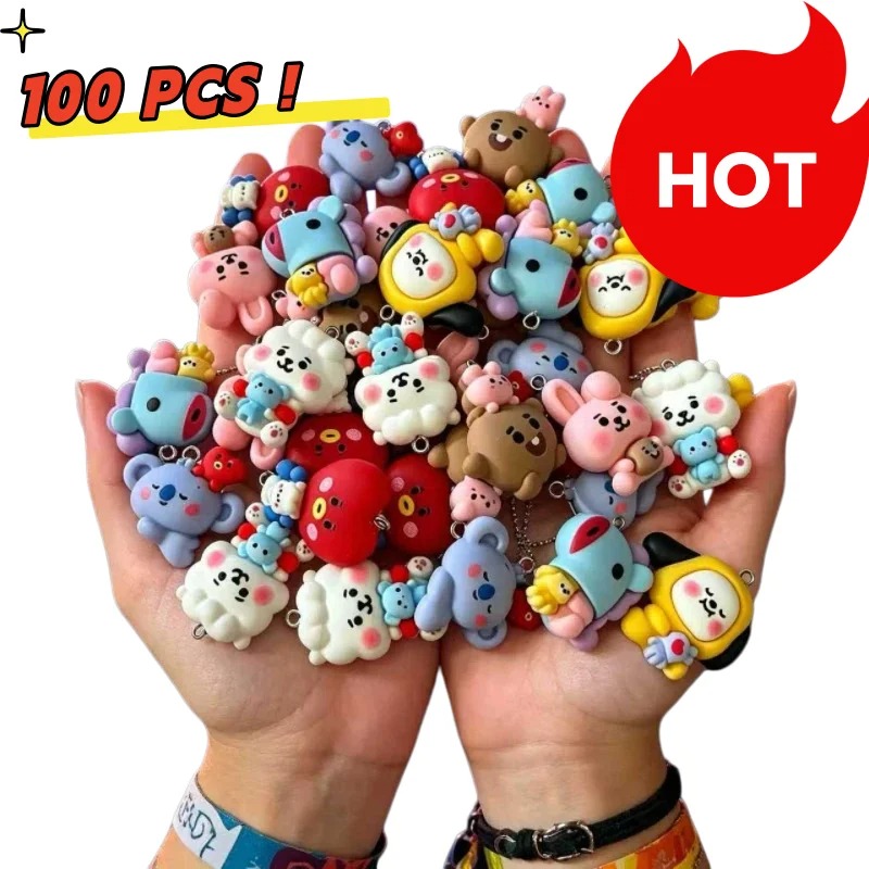 7pcs BT21 Resin Cartoon Charm  - Resin Art Supplies Near Me 评论和价格
