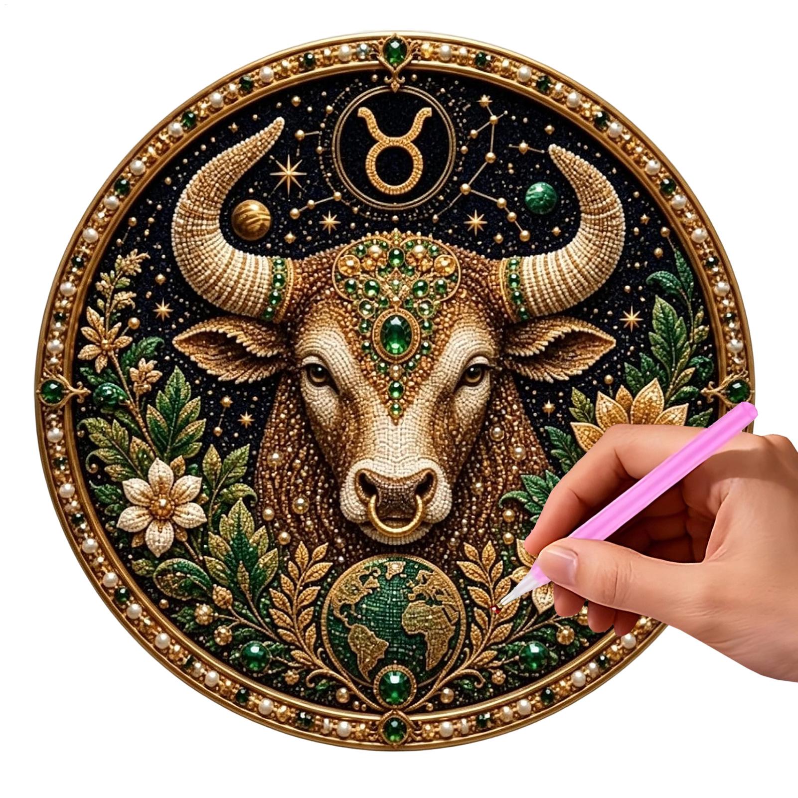 12 Zodiacs Signs Pearl Art Kit - Resin Art Wall Decor 评论和价格