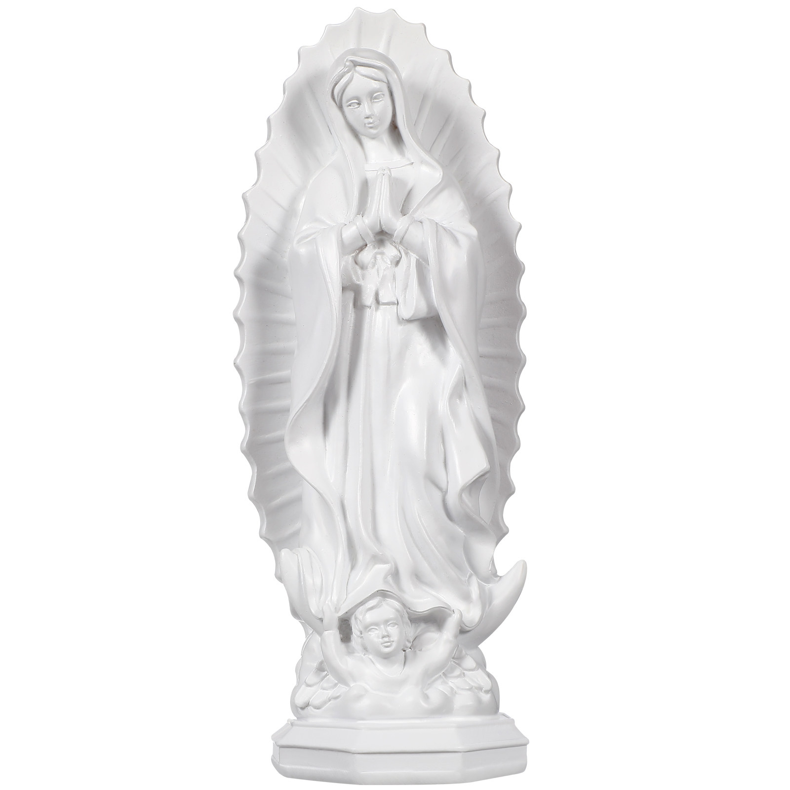 Resin Mary Sculpture Virgin St - Resin Art Mary 评论和价格