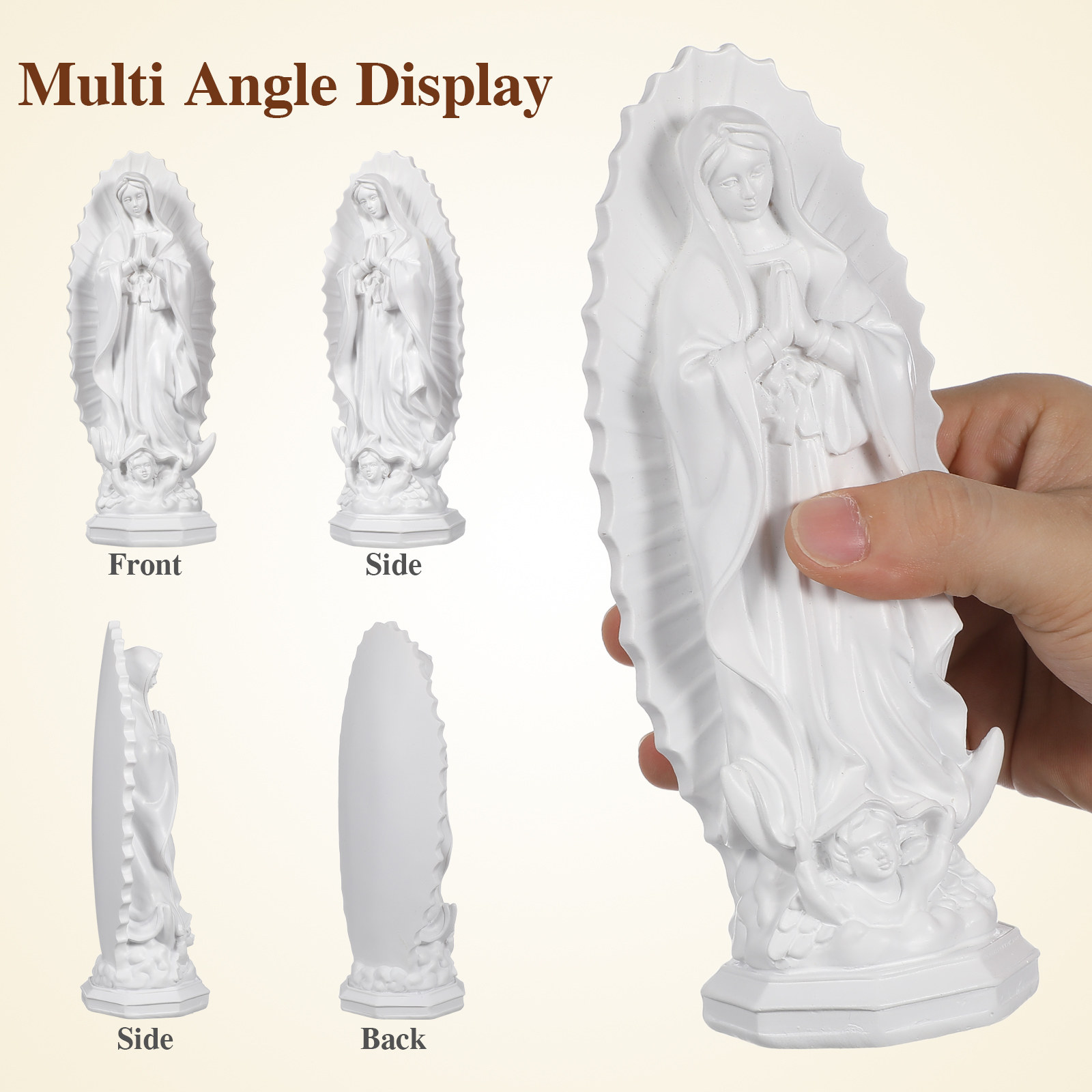 Resin Mary Sculpture Virgin St - Resin Art Mary 评论和价格