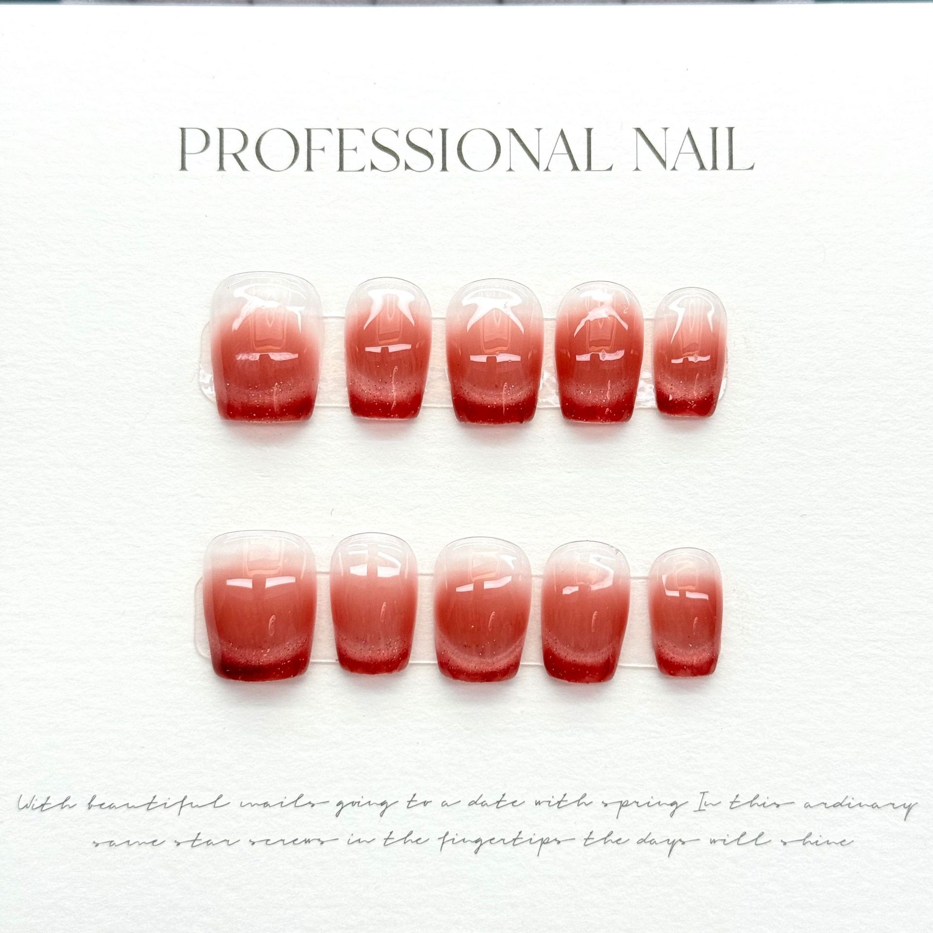 10pcs Pure Hand Pressed Short  - Resin Art Ideas 评论和价格