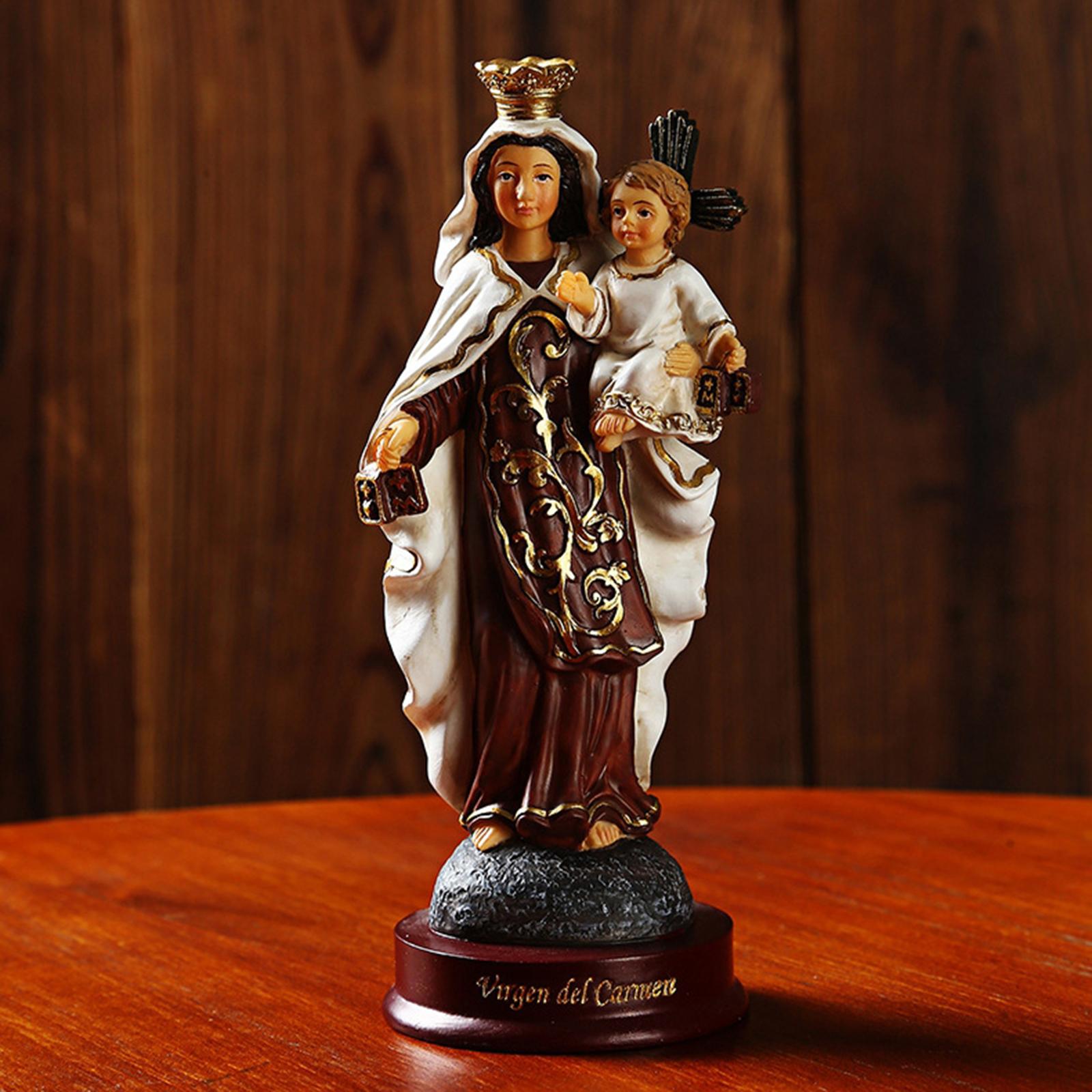 Religious Figurine Resin Virgi - Resin Art Mary 评论和价格