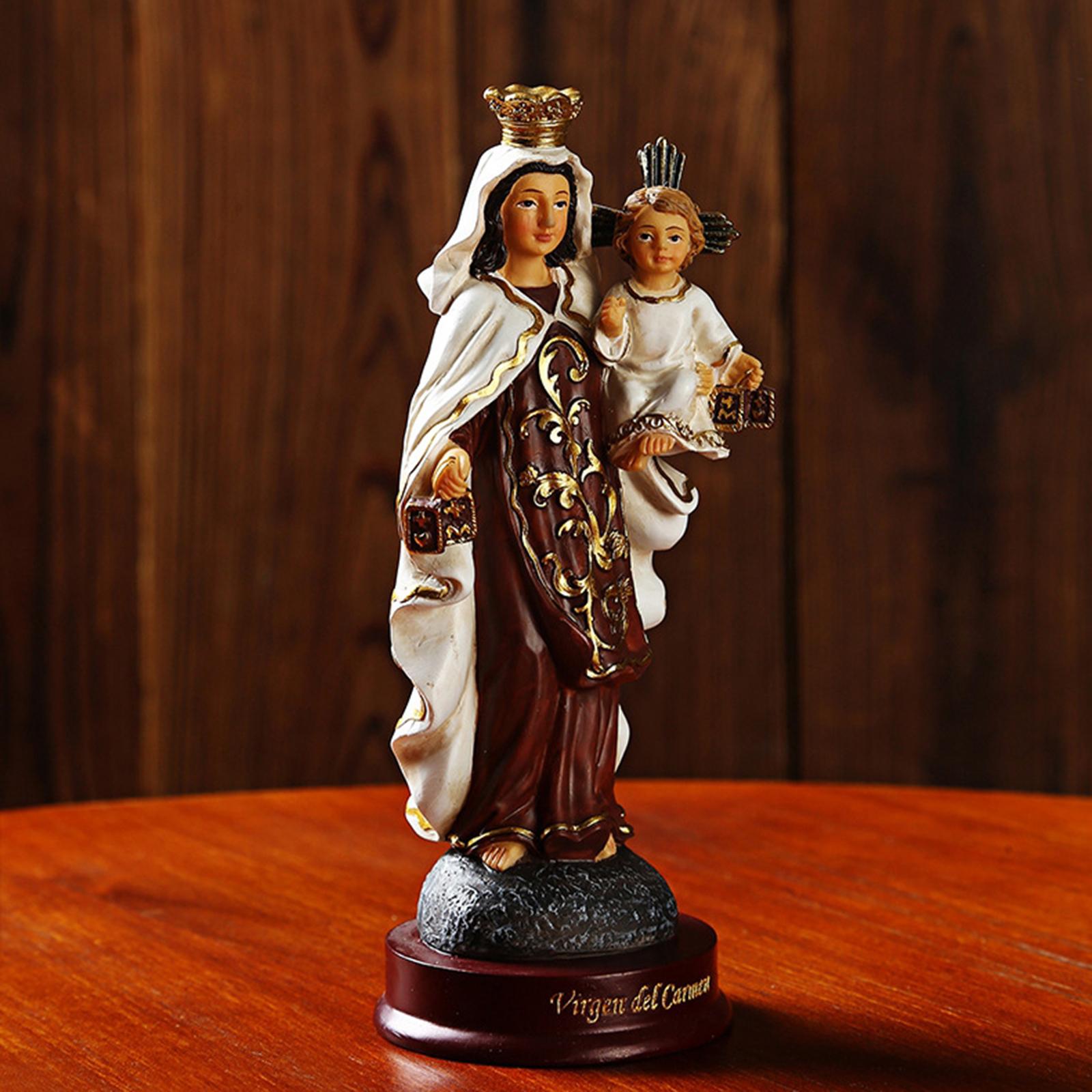 Religious Figurine Resin Virgi - Resin Art Mary 评论和价格