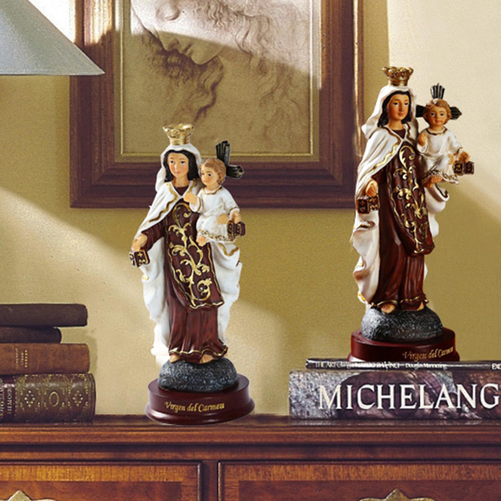 Religious Figurine Resin Virgi - Resin Art Mary 评论和价格
