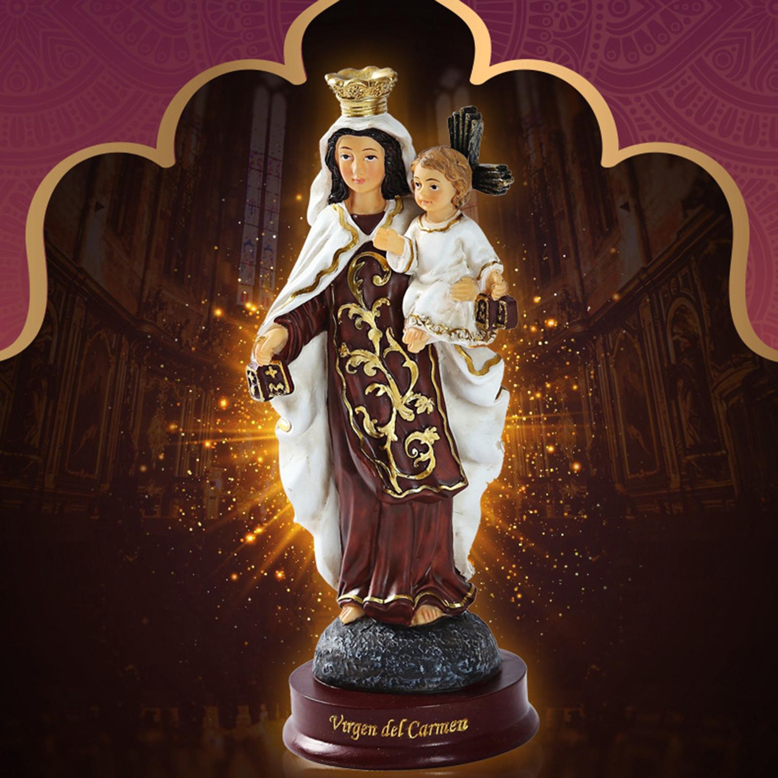 Religious Figurine Resin Virgi - Resin Art Mary 评论和价格