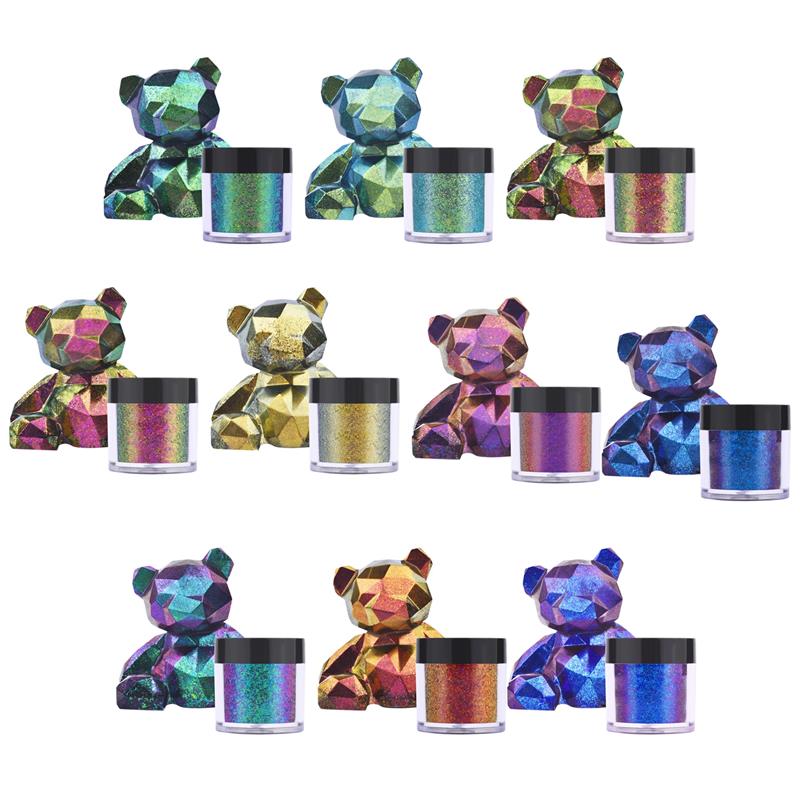 Mirror Chameleons Resin Pigmen - Glitter Powder Resin 评论和价格