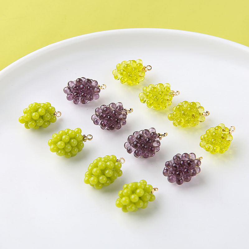 6pcs Cute Little Grapes Resin  - Resin Art Supplies Near Me 评论和价格