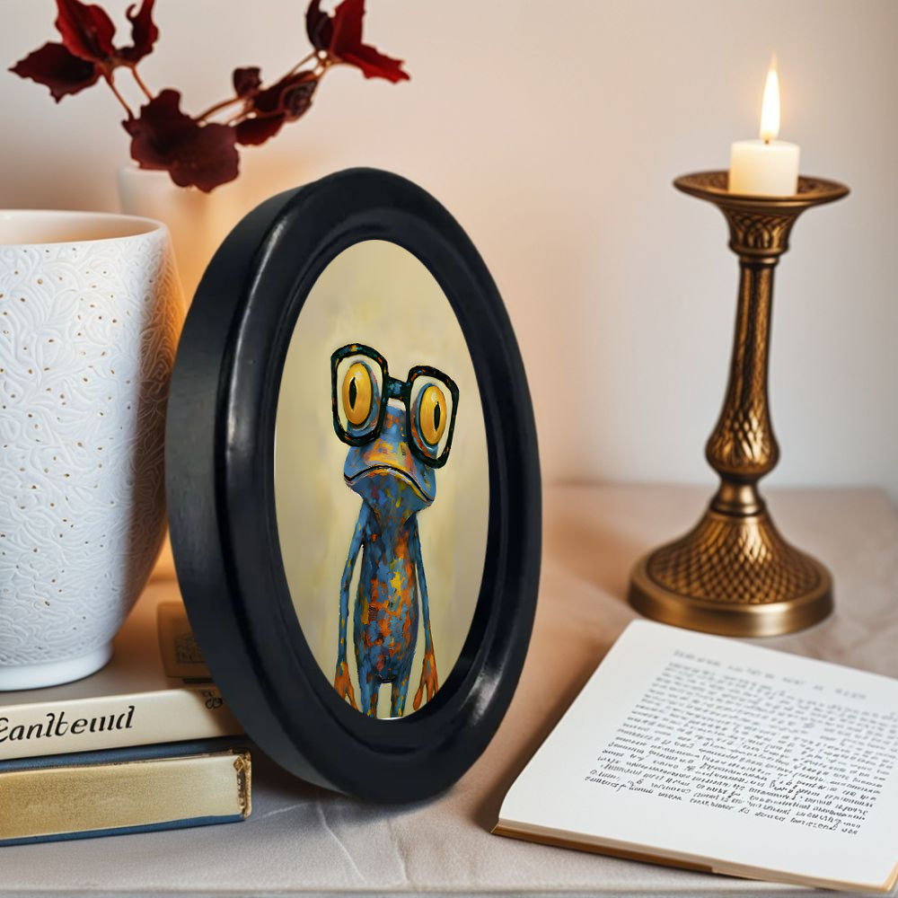 1 Piece of Trendy Frog-Pattern - Resin Art Frame 评论和价格