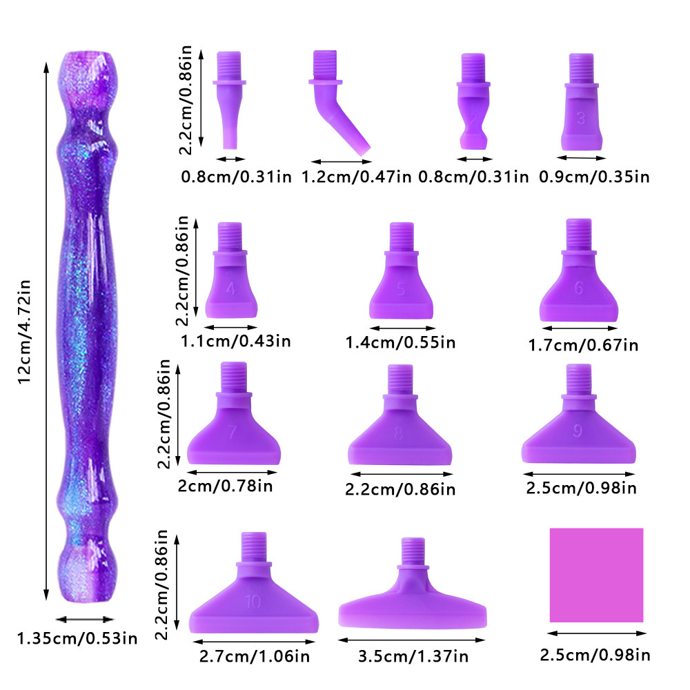 HOMFUN 5D Diamond Painting Pen - Resin Art Tool Kit 评论和价格