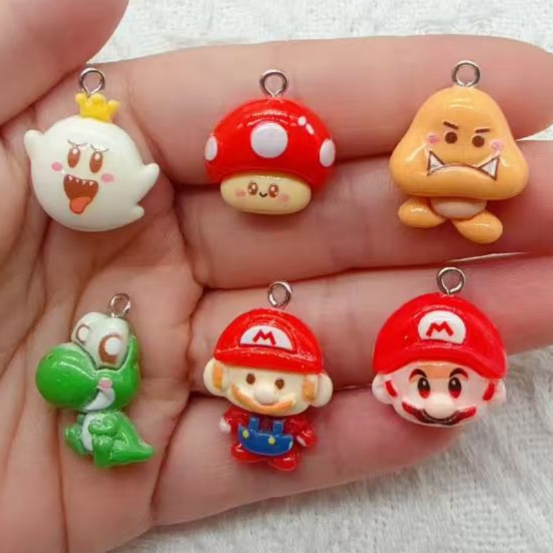 10pcs resin cartoon pendant, D - Resin Art Supplies Near Me 评论和价格