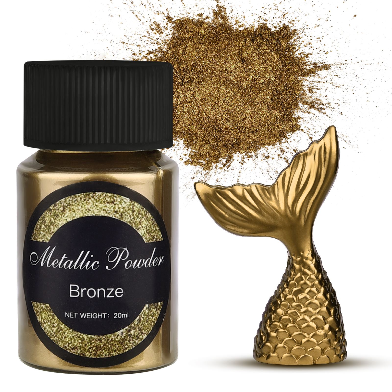 20ml/Bottle Metallic Glitter P - Glitter Powder Resin 评论和价格