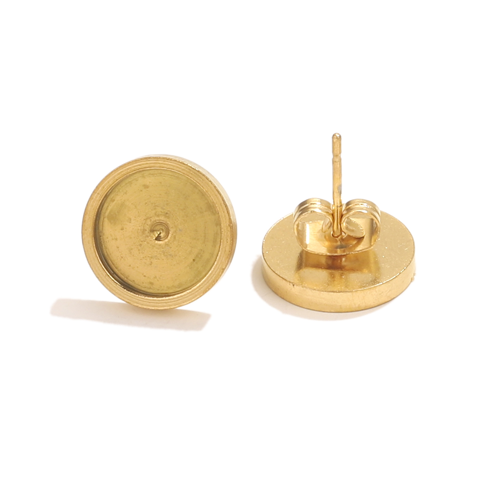10pcs Stainless Steel Gold Ear - Resin Art Supplies Near Me 评论和价格