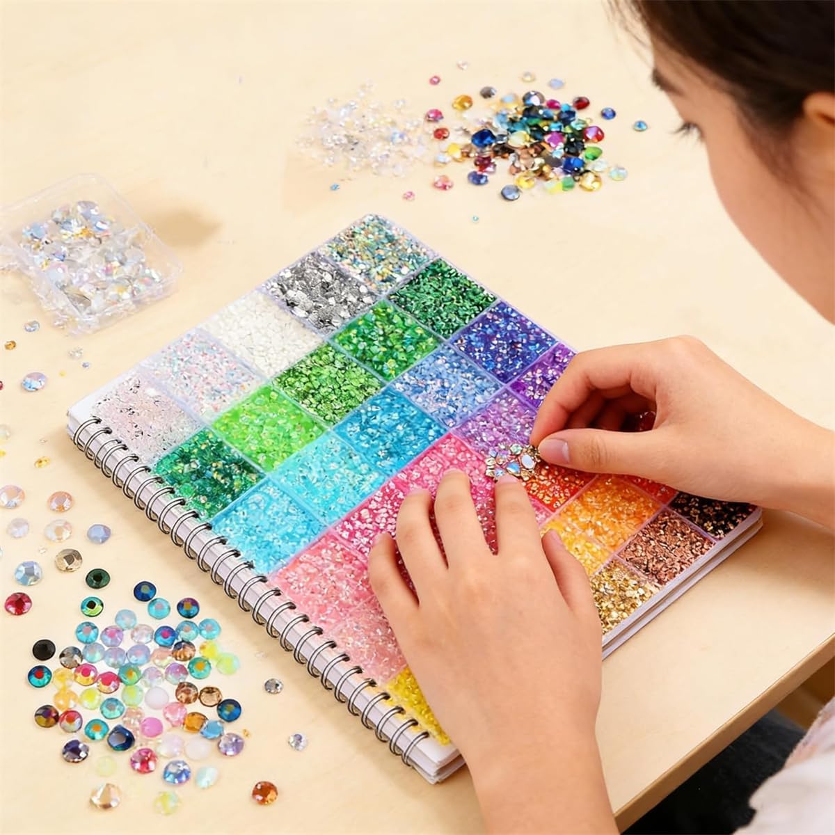 Colorful DIY Resin Rhinestone  - Resin Art Tool Kit 评论和价格