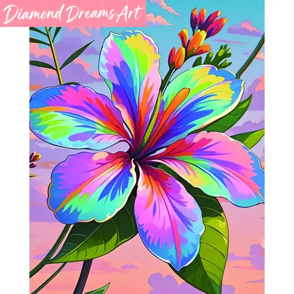 Frameless, Colorful Lily 5d Di - Resin Art Ideas 评论和价格
